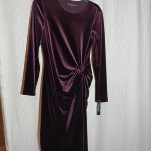 Antonio Melanie, Jewel Purple Velvet dress